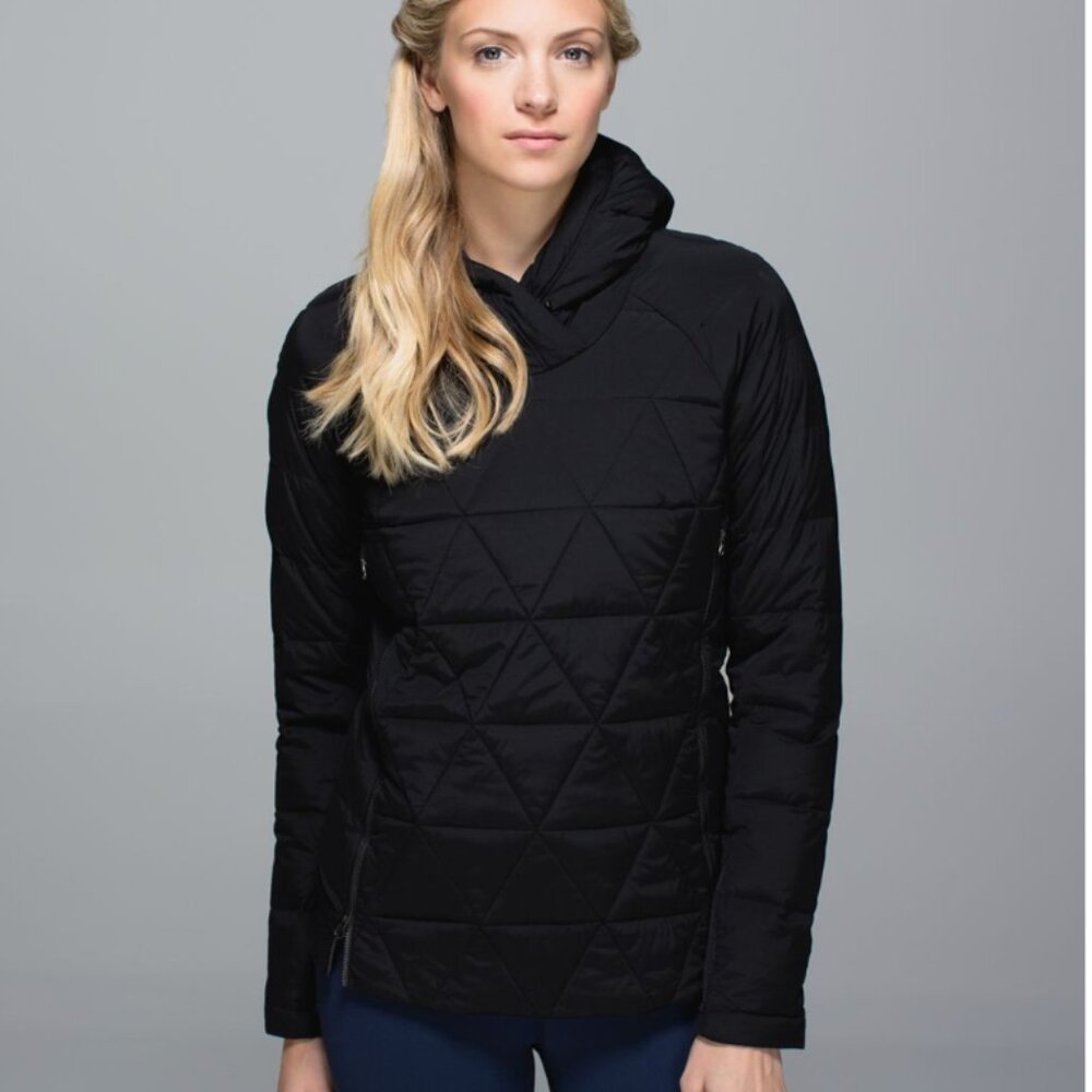 Lululemon Fluffed Up Goose Down Pullover Black Size 6
